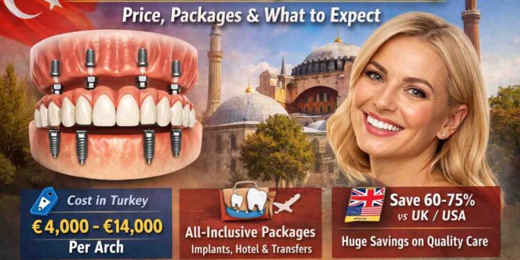 All-on-6 Dental Implants Turkey Price: Costs, Packages & Savings (2026 Guide)