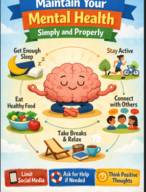 Maintain Your Mental Health Simply and Properly